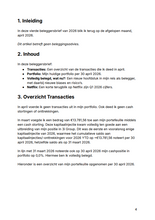 Afbeelding in Gallery-weergave laden, Beleggersbrief April 2026