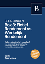 Afbeelding in Gallery-weergave laden, Analyse Box 3 Belasting: Fictief Rendement vs. Werkelijk Rendement