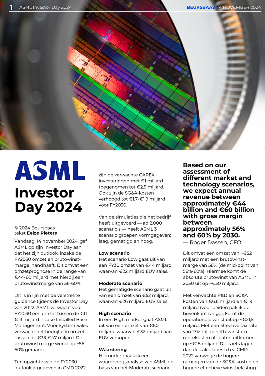 ASML Investor Day 2024 – Beursbaas