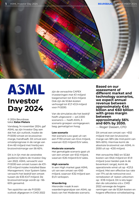 ASML Investor Day 2024