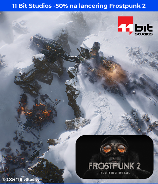 11 Bit Studios -50% na lancering Frostpunk 2