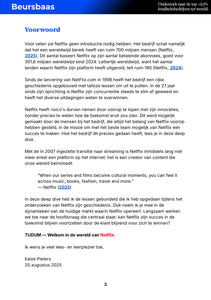Deep Dive Netflix, Inc.